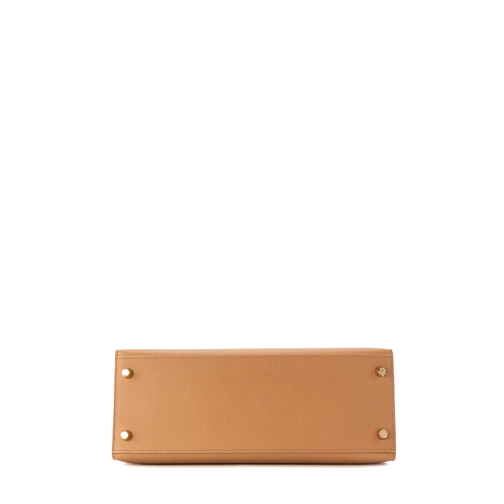 HERMÈS - Sac à main Kelly 28 Hermès en cuir epsom biscuit sellier