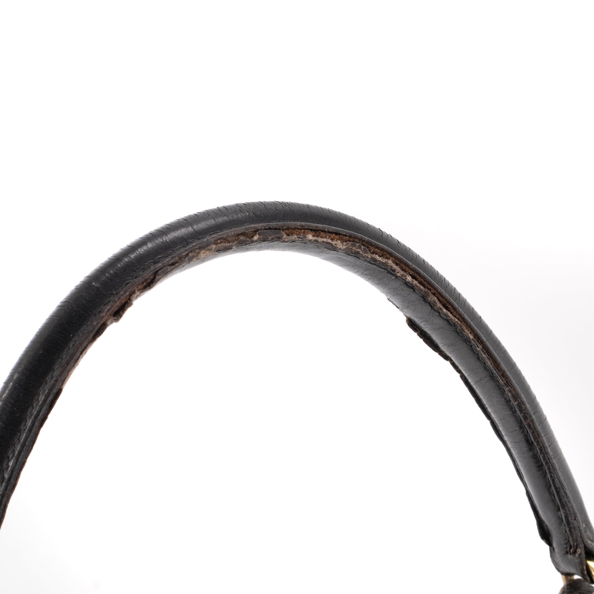 HERMÈS - Sac à main Kelly 32 Hermès en cuir box noir vintage