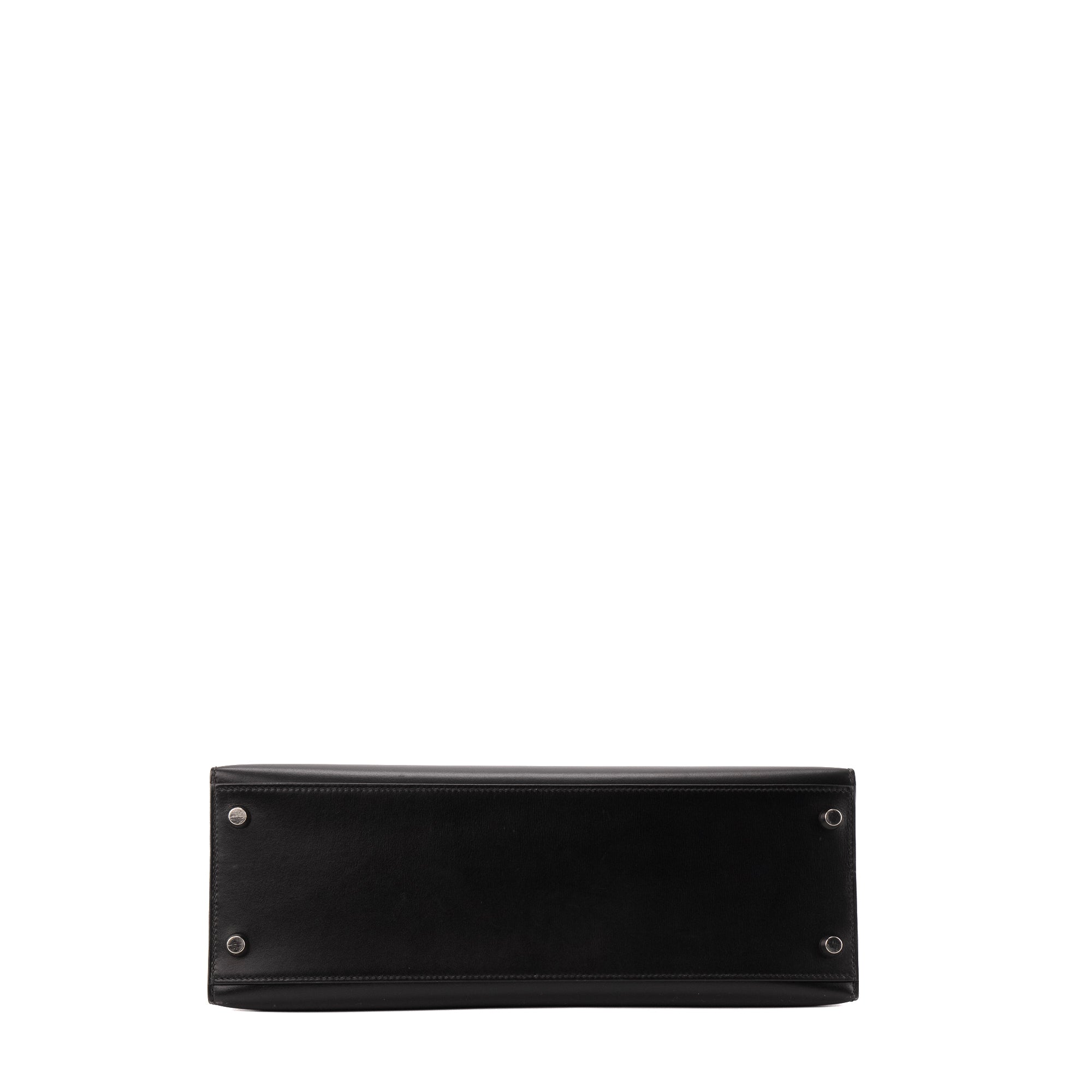 HERMÈS - Sac à main Kelly 32 Hermès en cuir box noir