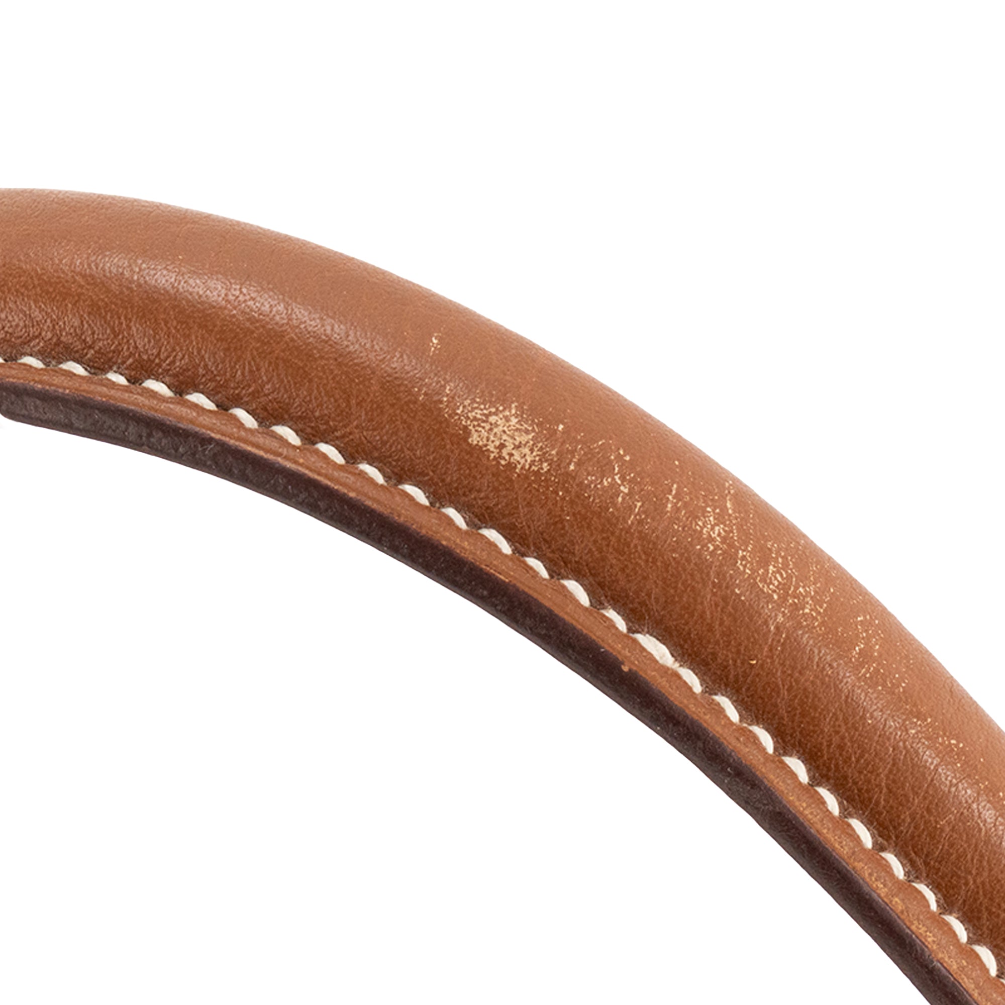 HERMÈS - Sac à main Kelly 35 Hermès en cuir clémence marron gold
