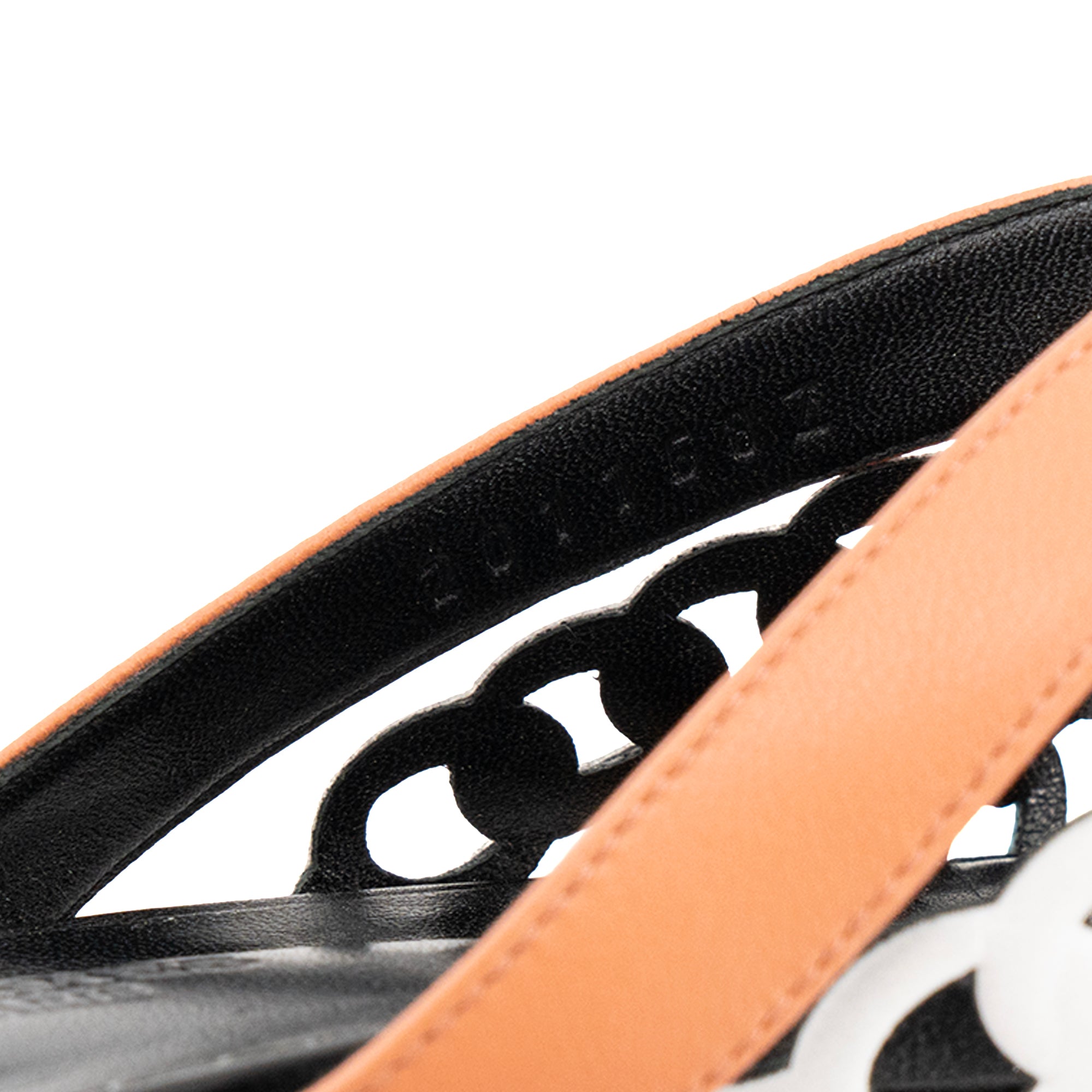 HERMÈS - Sandales Amalfi Hermès en cuir multicolore (T37)