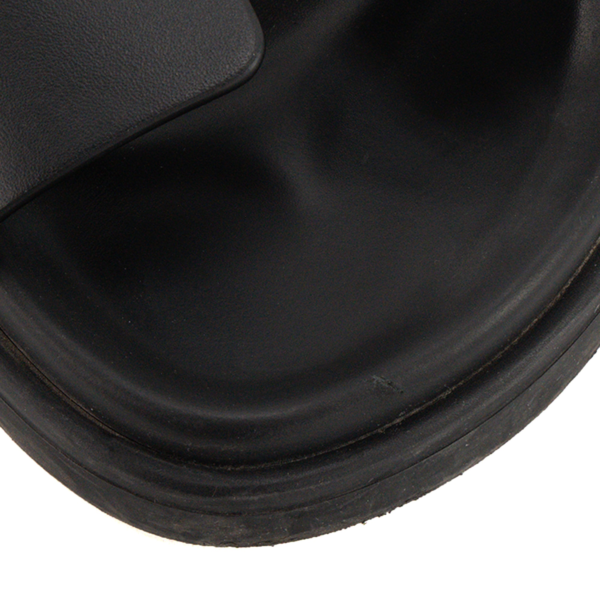 HERMES - Sandales Genius Hermès en cuir lisse noir (T39)