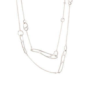 HERMÈS - Sautoir Chaîne d’Ancre Punk Hermès en argent