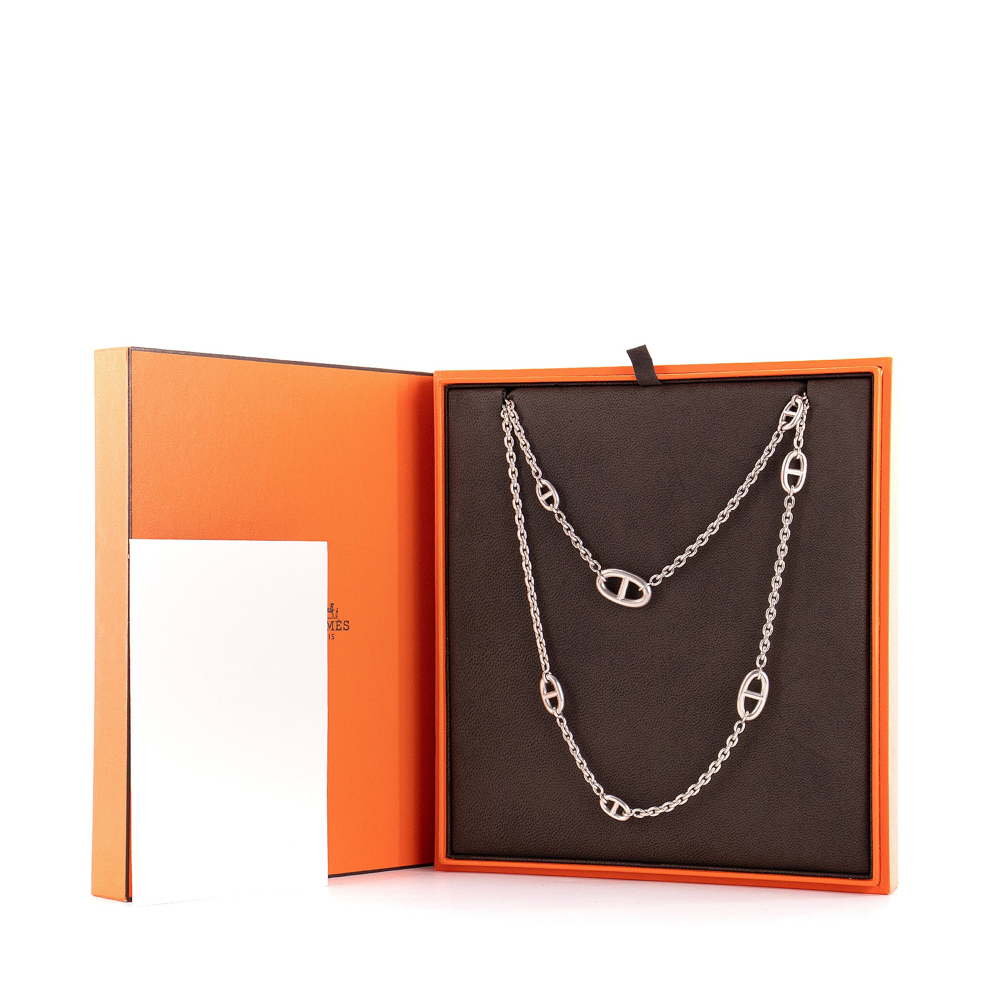 HERMÈS - Sautoir Farandole 120 Hermès en argent