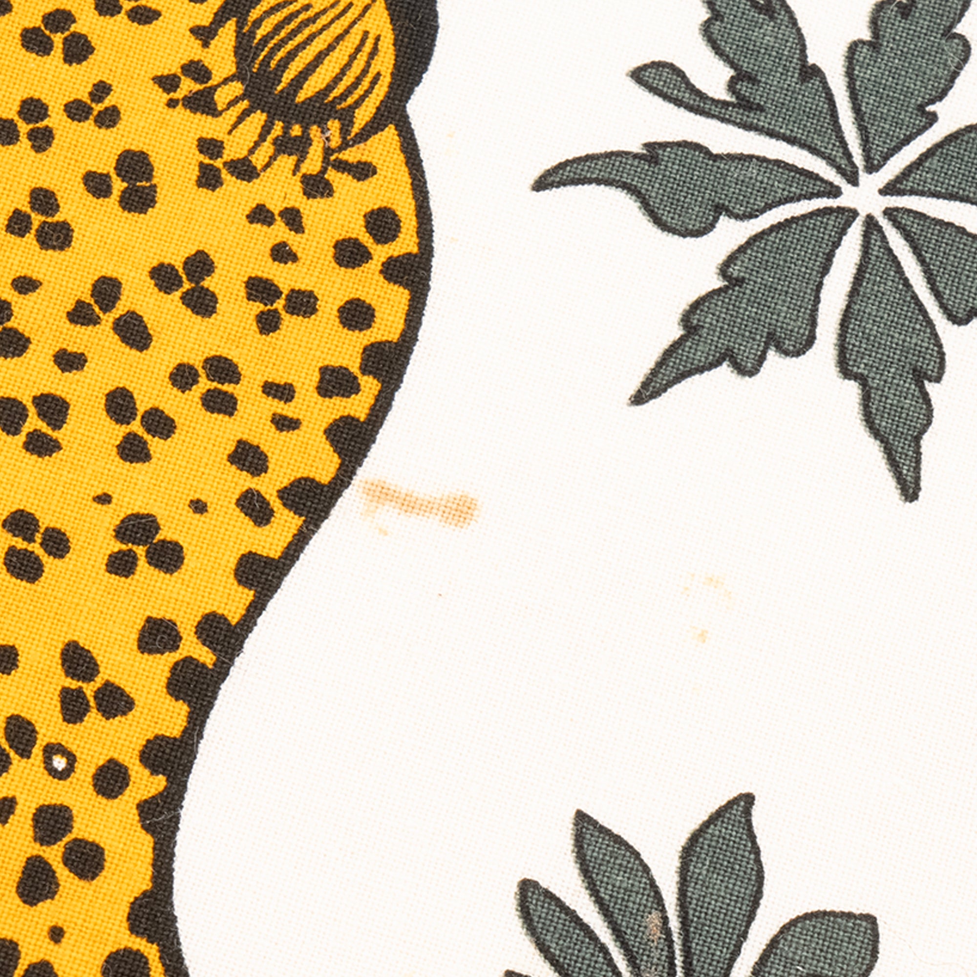 HERMÈS - Sets de table et serviettes Panthères Hermès en coton vintage