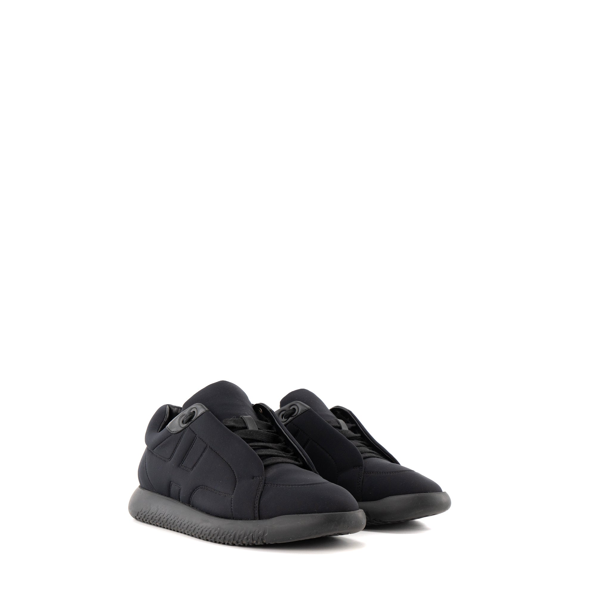 HERMÈS - Hermès Avatar sneakers in black nylon canvas (Size 40)