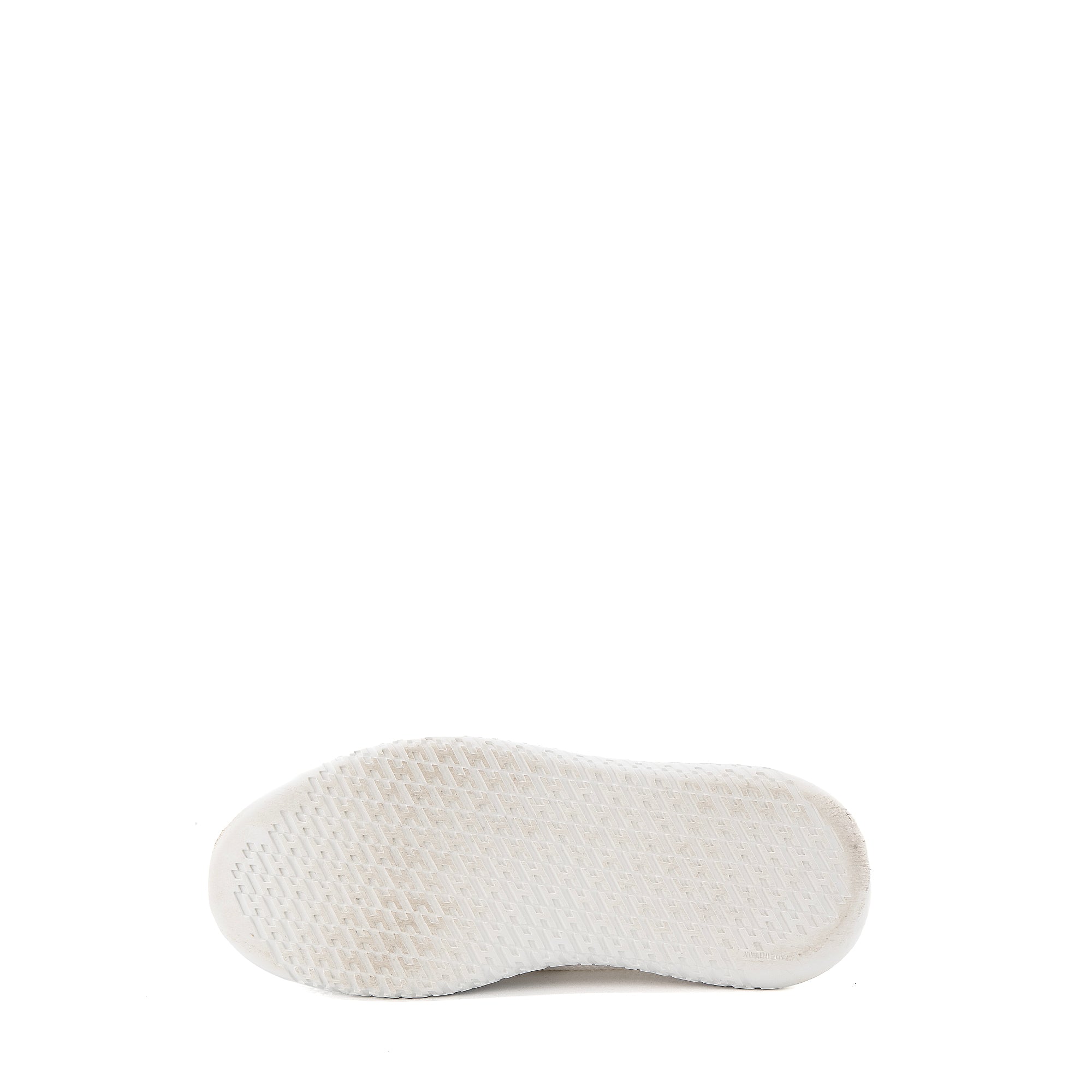 HERMÈS - Sneakers Azur Hermès en toile et daim blanc cassé (T39.5)
