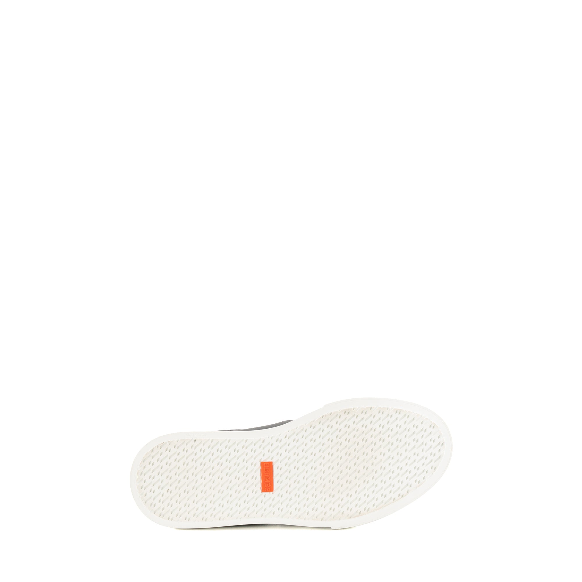 HERMÈS - Sneakers Day Hermès en cuir lisse noir (T37,5)