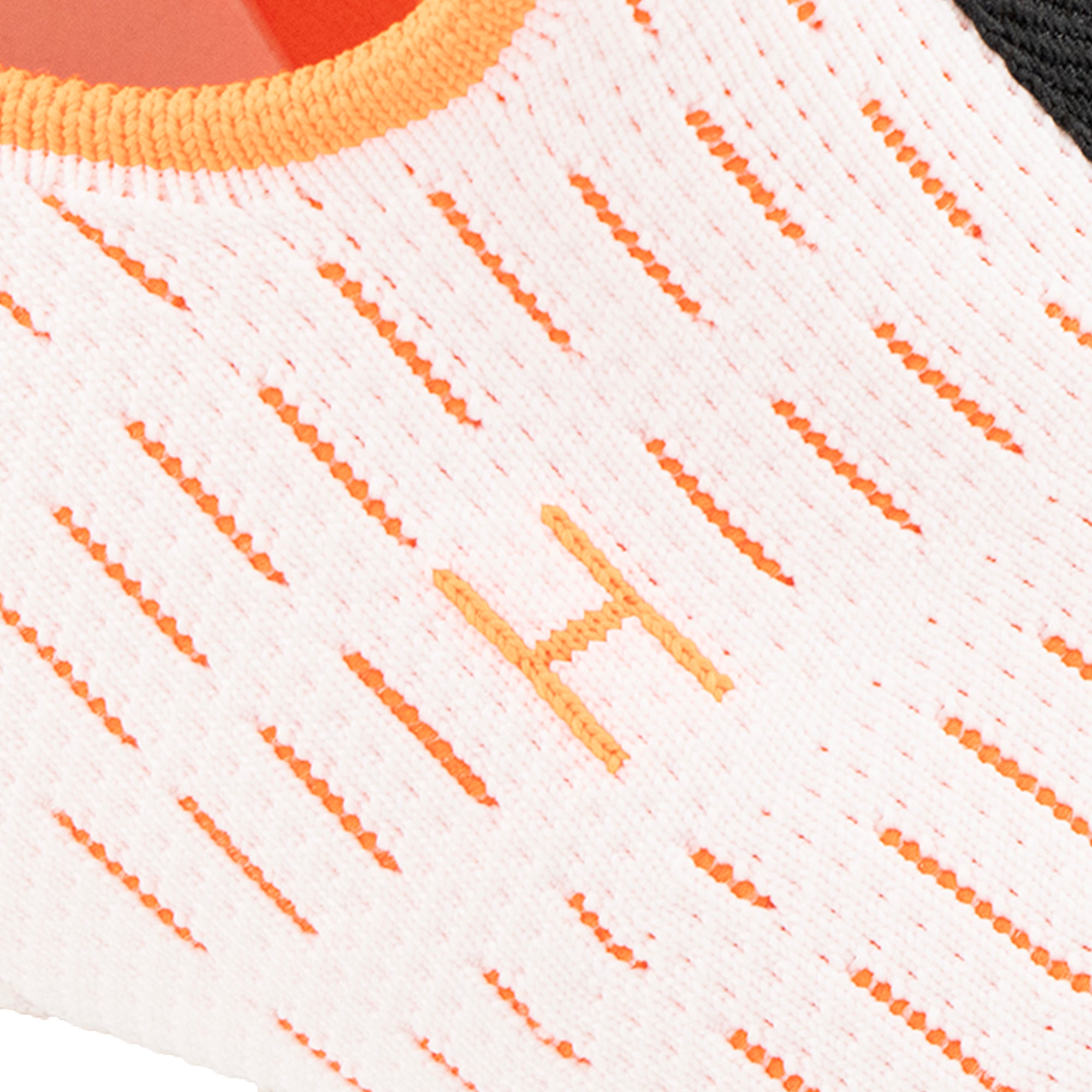 HERMÈS - Sneakers Eclair Hermès en toile blanche et orange (T37)