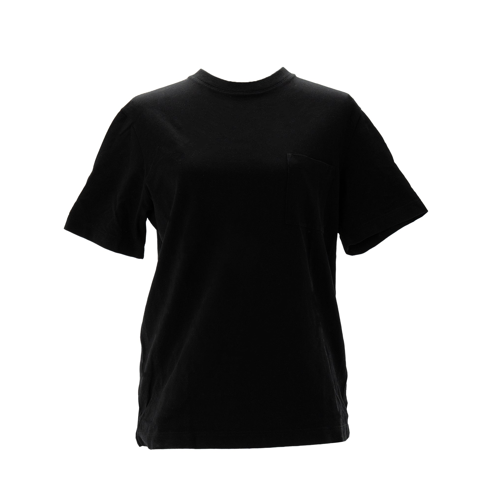 HERMÈS - Tee-shirt broderie H Hermès en coton noir (M)