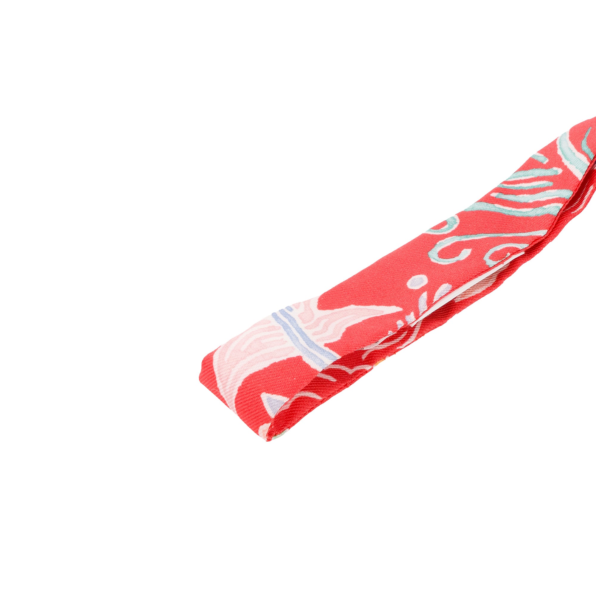 HERMÈS - Twilly doll Isola Di Primavera Hermès en soie multicolore