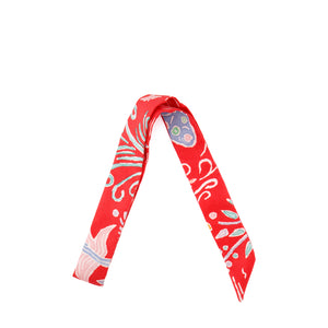 HERMÈS - Twilly doll Isola Di Primavera Hermès en soie multicolore