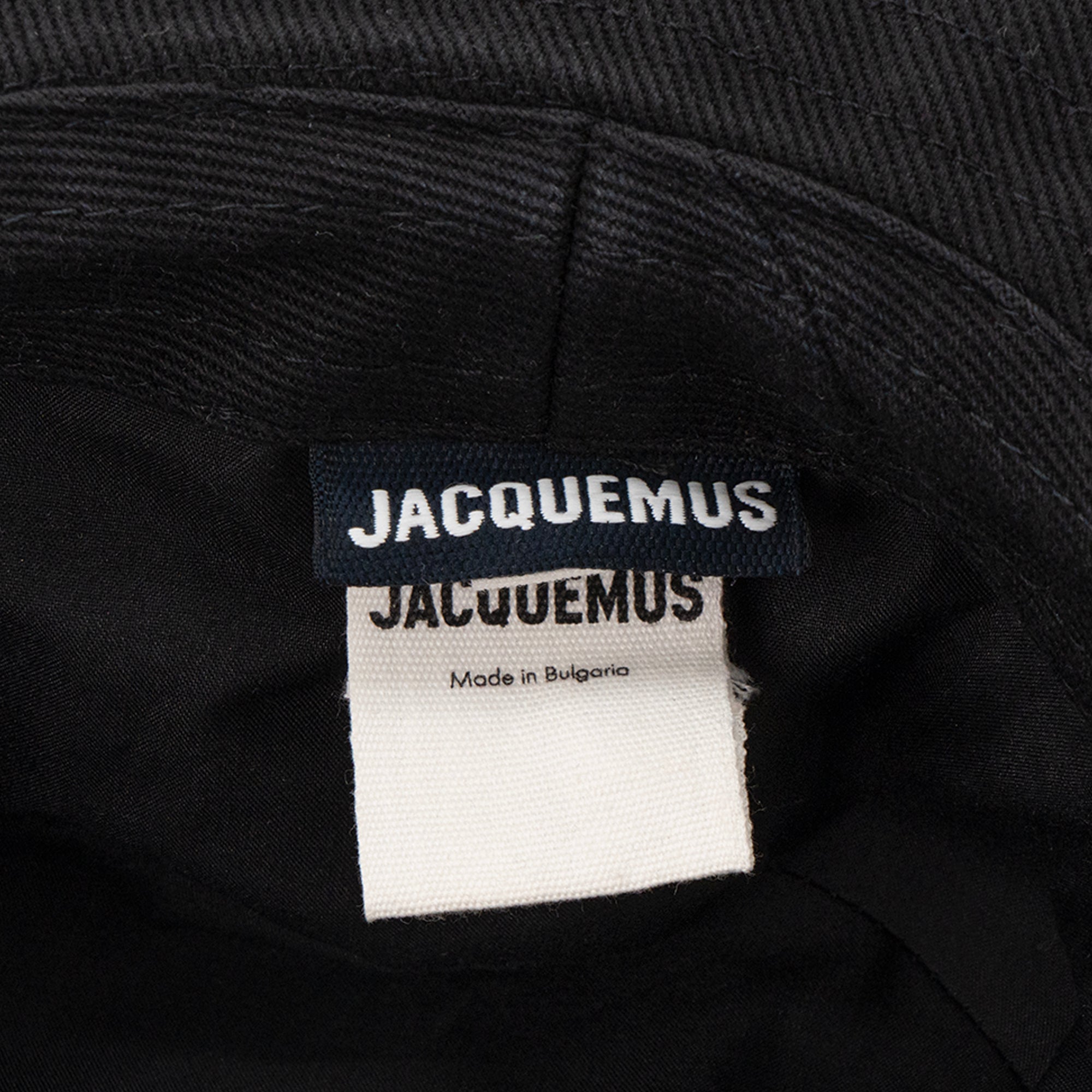 JACQUEMUS - Bob Gadjo Jacquemus en coton noir (T60)
