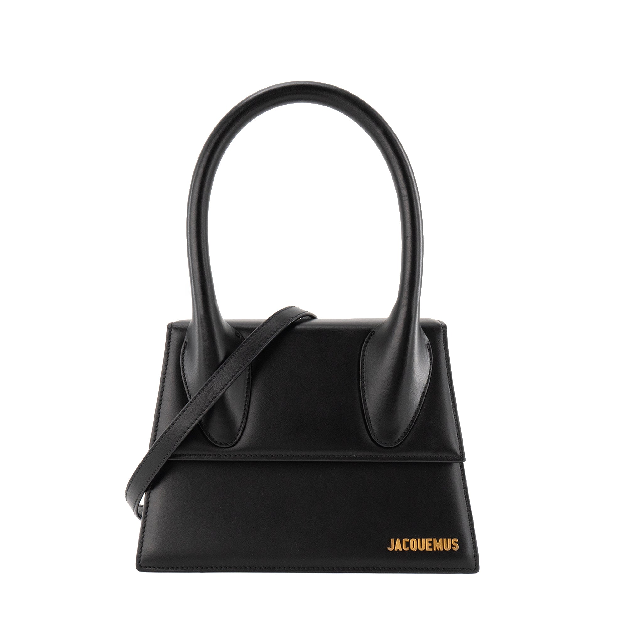 JACQUEMUS - Sac à bandoulière Le Grand Chiquito Jacquemus en cuir noir