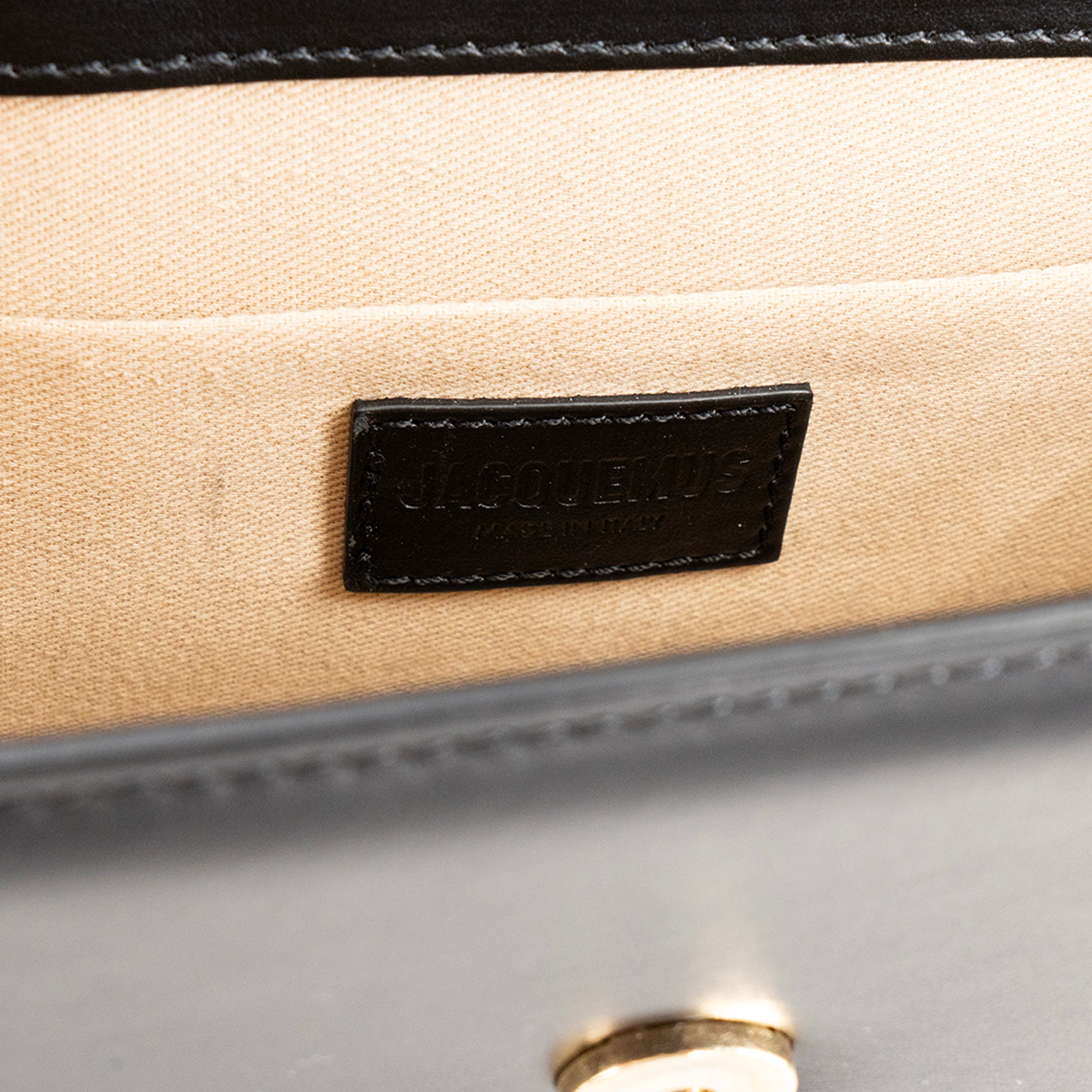 JACQUEMUS - Sac à bandoulière Le Grand Chiquito Jacquemus en cuir noir