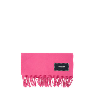 JACQUEMUS - Écharpe Jacquemus en laine rose