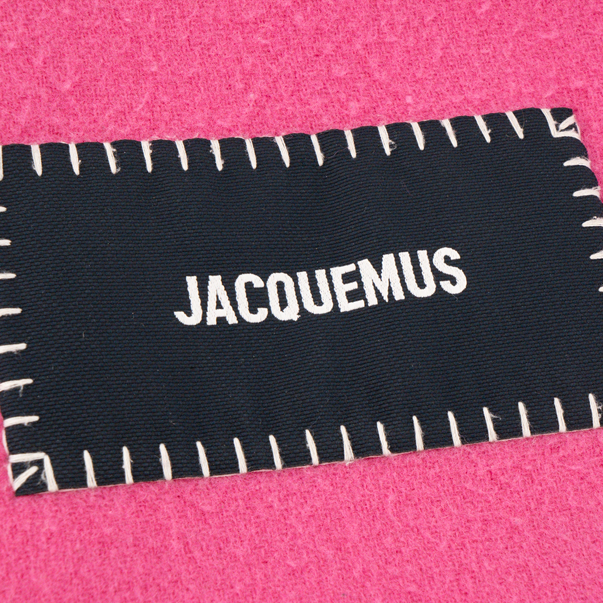 JACQUEMUS - Écharpe Jacquemus en laine rose