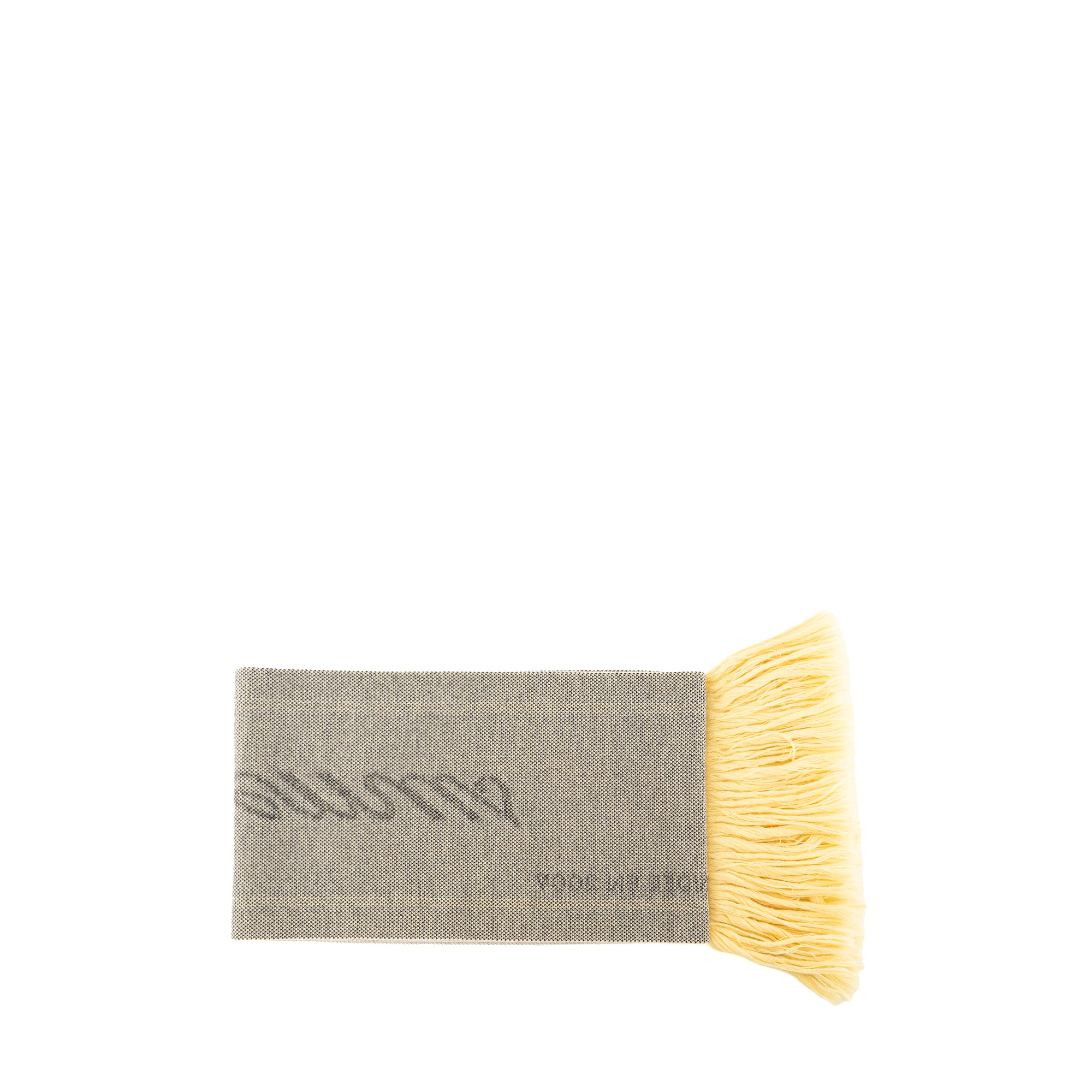 JACQUEMUS - Écharpe Liga Jacquemus en laine beige et jaune