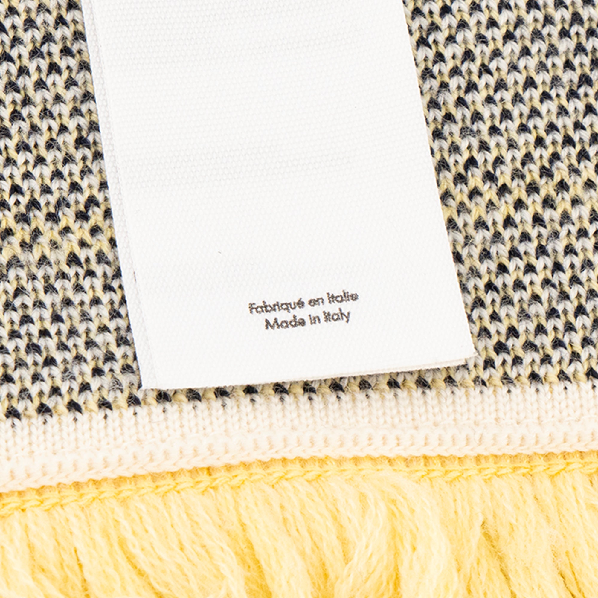 JACQUEMUS - Écharpe Liga Jacquemus en laine beige et jaune