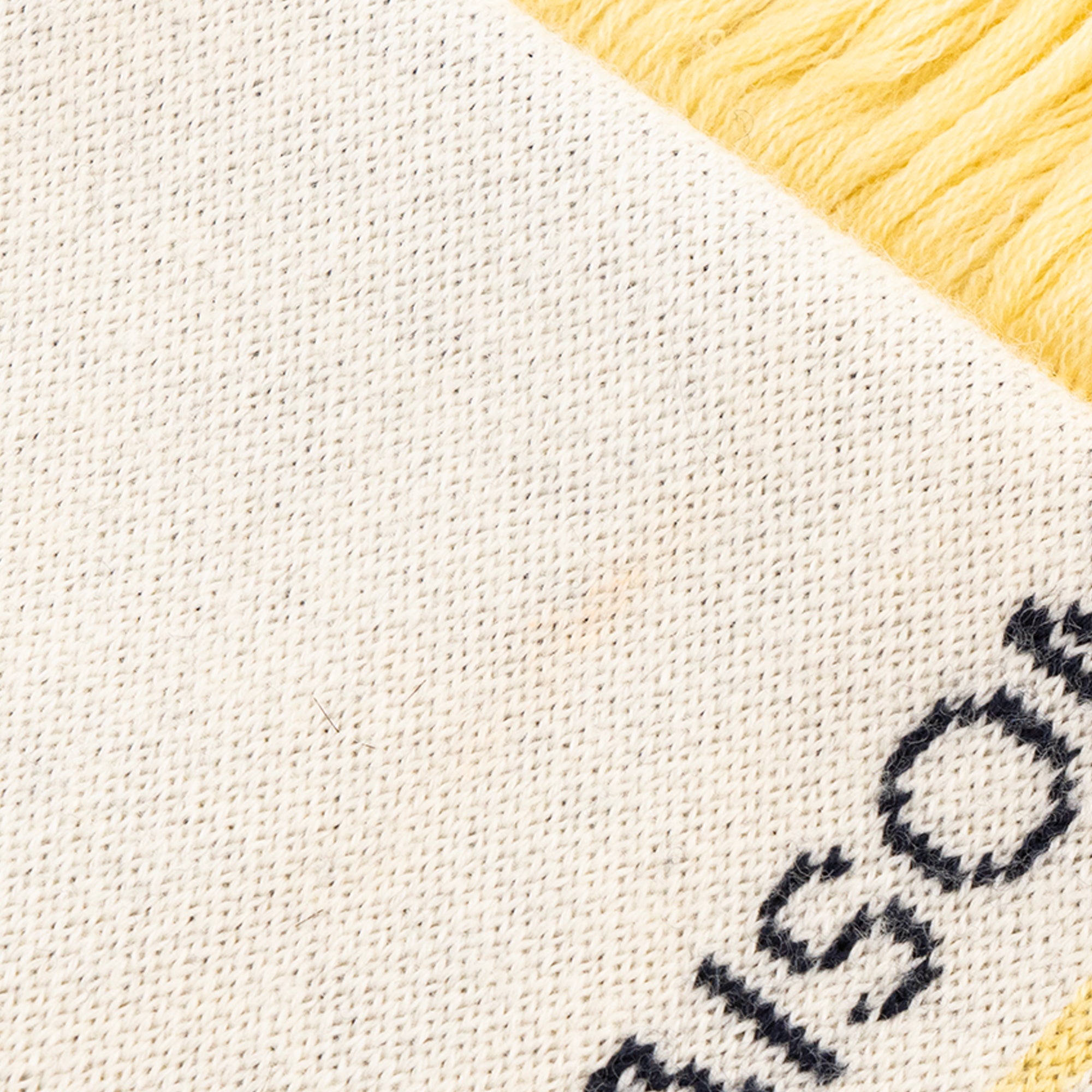 JACQUEMUS - Écharpe Liga Jacquemus en laine beige et jaune