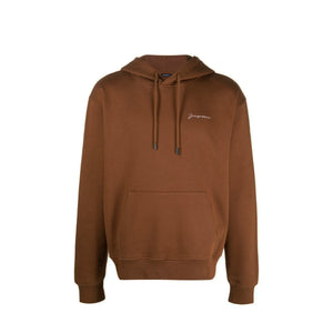 JACQUEMUS - Le Sweatshirt Brodé Jacquemus en coton marron (XXS)