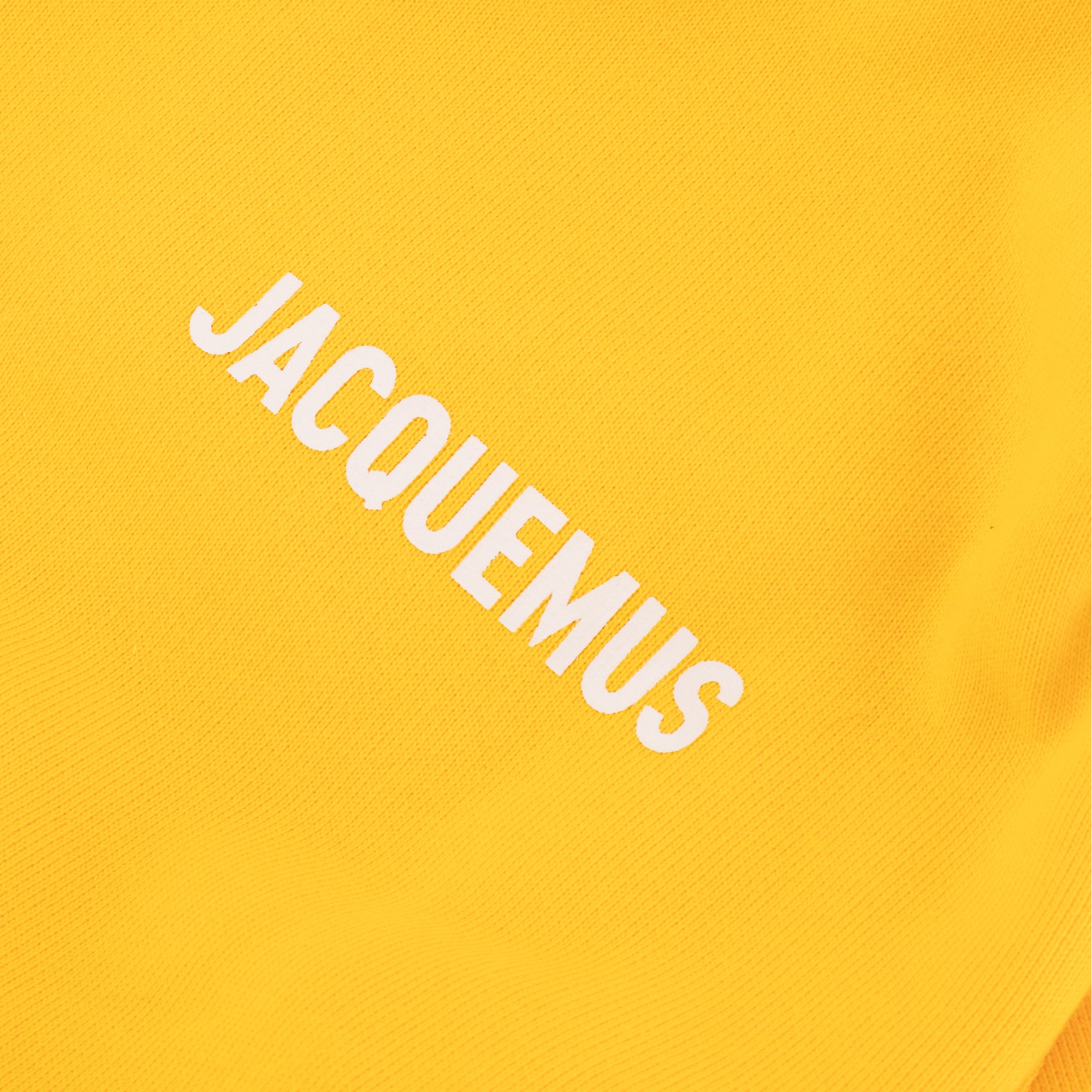 JACQUEMUS - Le Sweatshirt Jacquemus en coton jaune (XS)