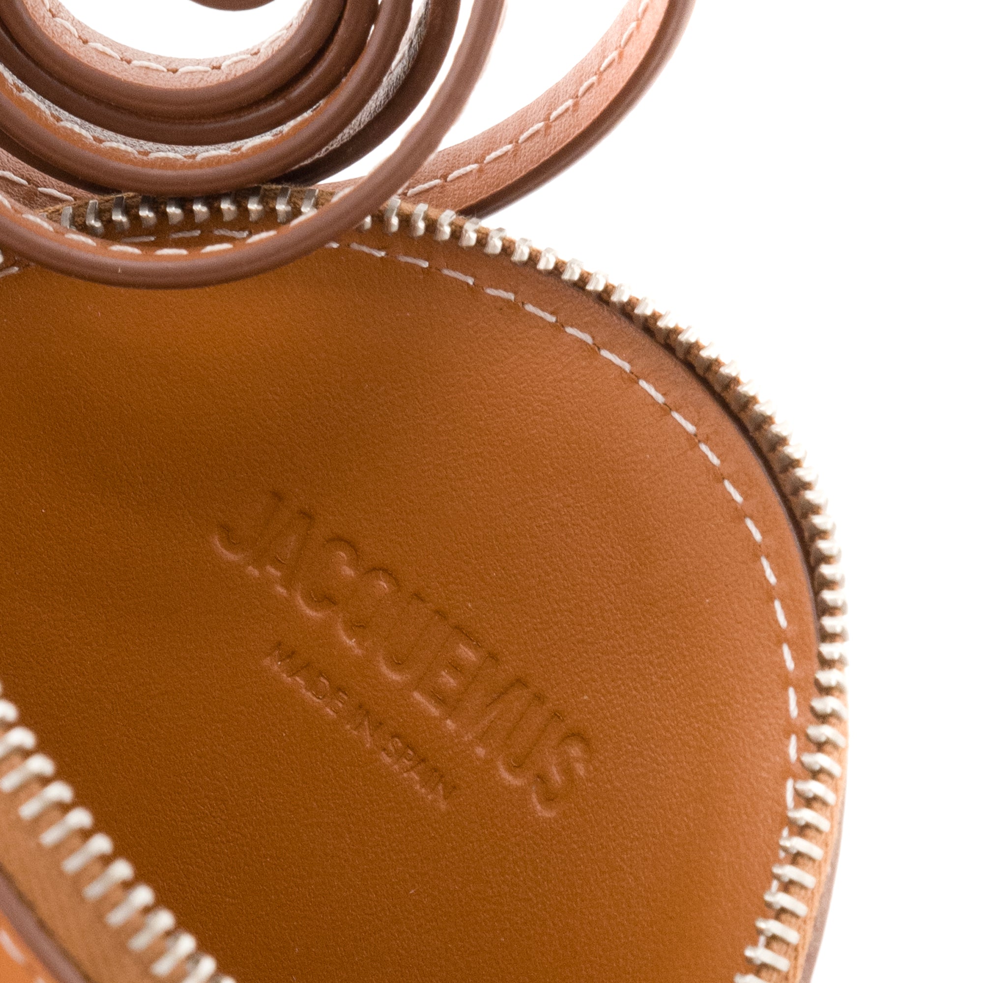 JACQUEMUS - Porte-monnaie Le Pitchou Jacquemus en cuir marron