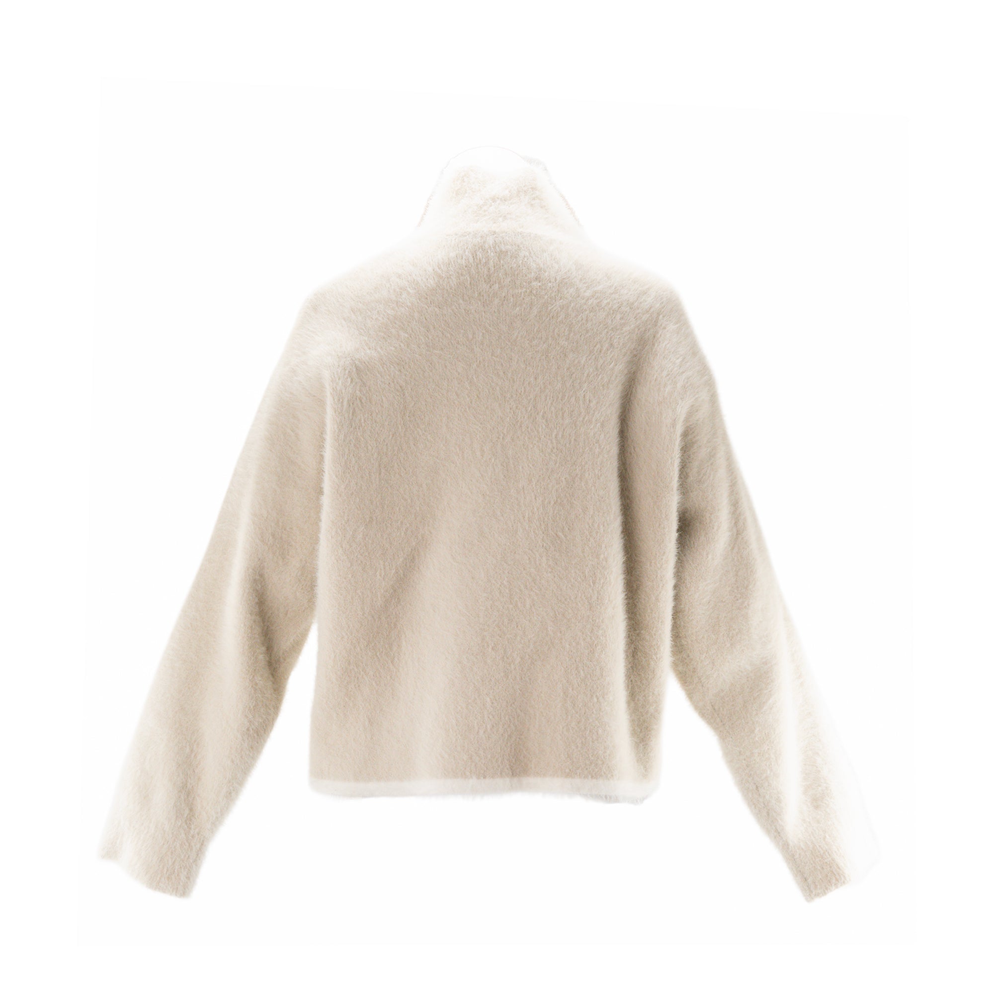 JACQUEMUS - Jacquemus Le Polo Neve Beige Knit Sweater (Size 44)