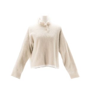 JACQUEMUS - Pull Le Polo Neve Jacquemus en maille beige (T44)