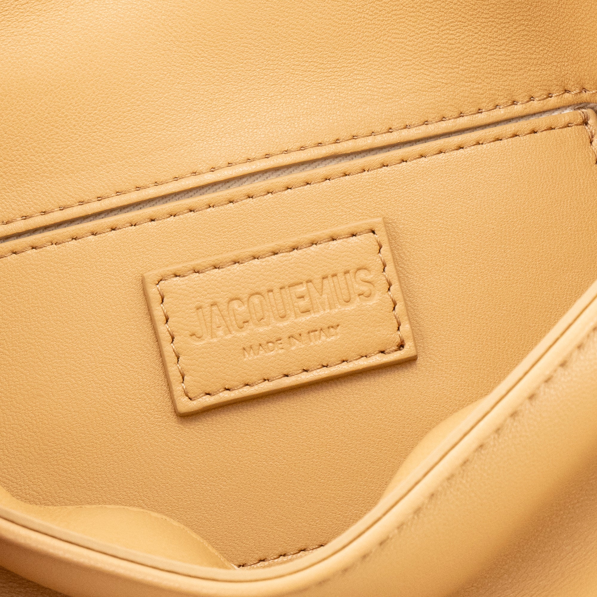 JACQUEMUS - Sac à bandoulière Bambimou Jacquemus en cuir beige