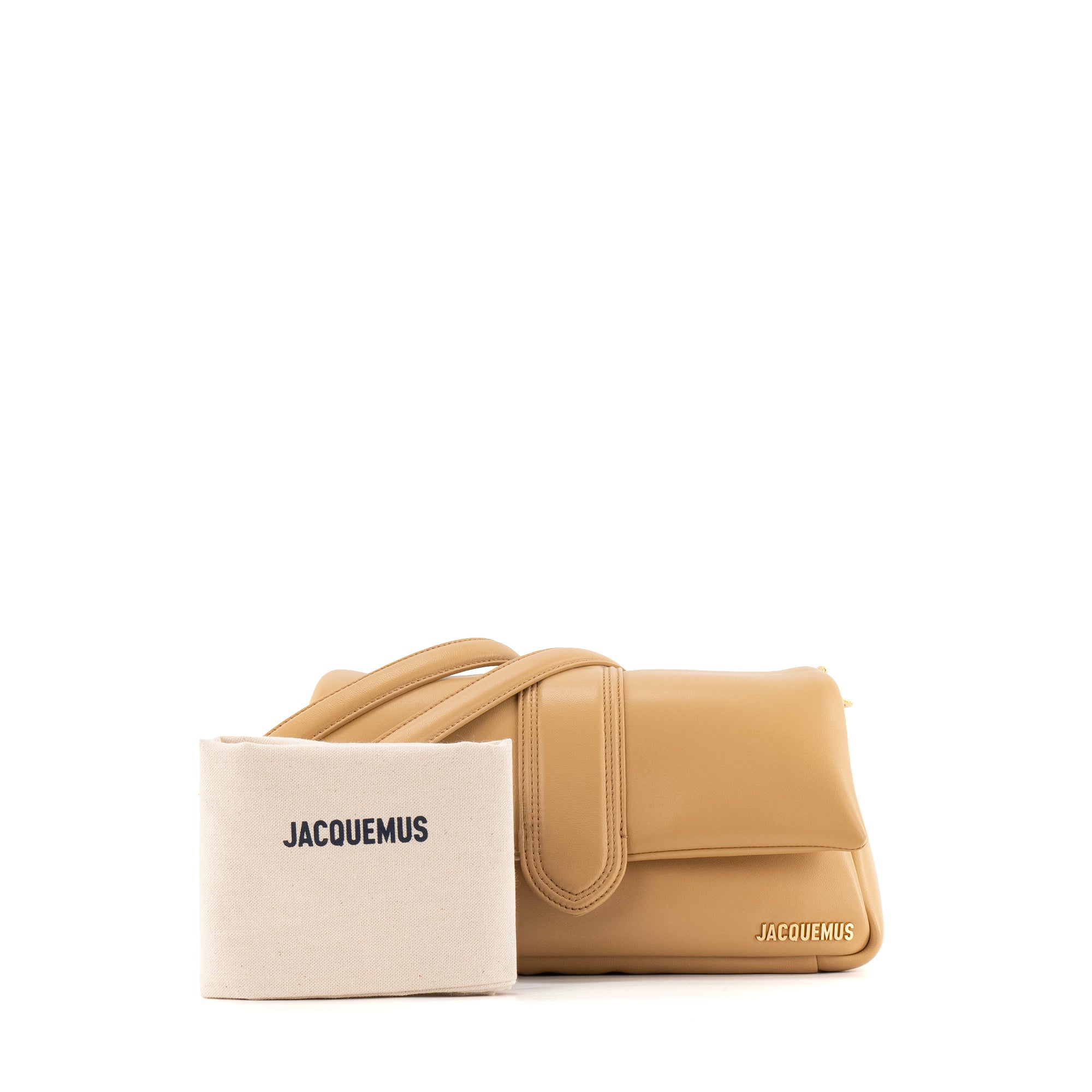 JACQUEMUS - Sac à bandoulière Bambimou Jacquemus en cuir beige