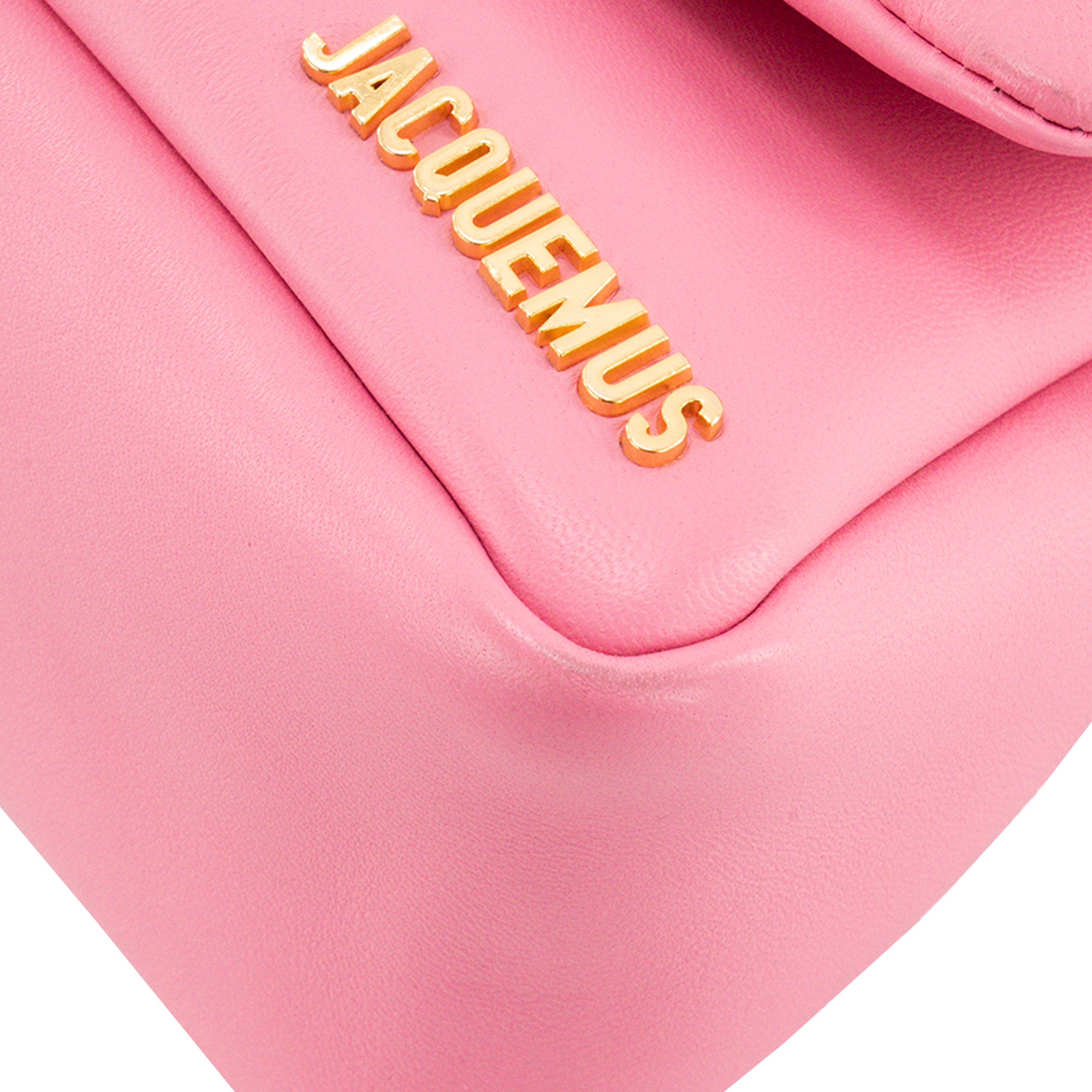 JACQUEMUS - Sac à bandoulière Bambimou Jacquemus en cuir lisse rose