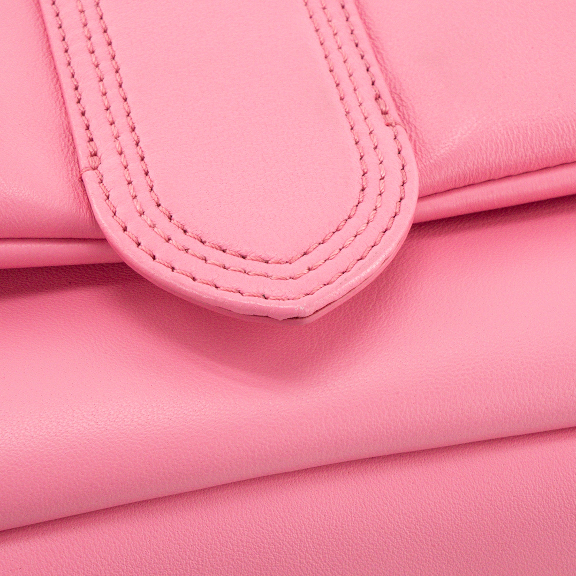 JACQUEMUS - Sac à bandoulière Bambimou Jacquemus en cuir lisse rose