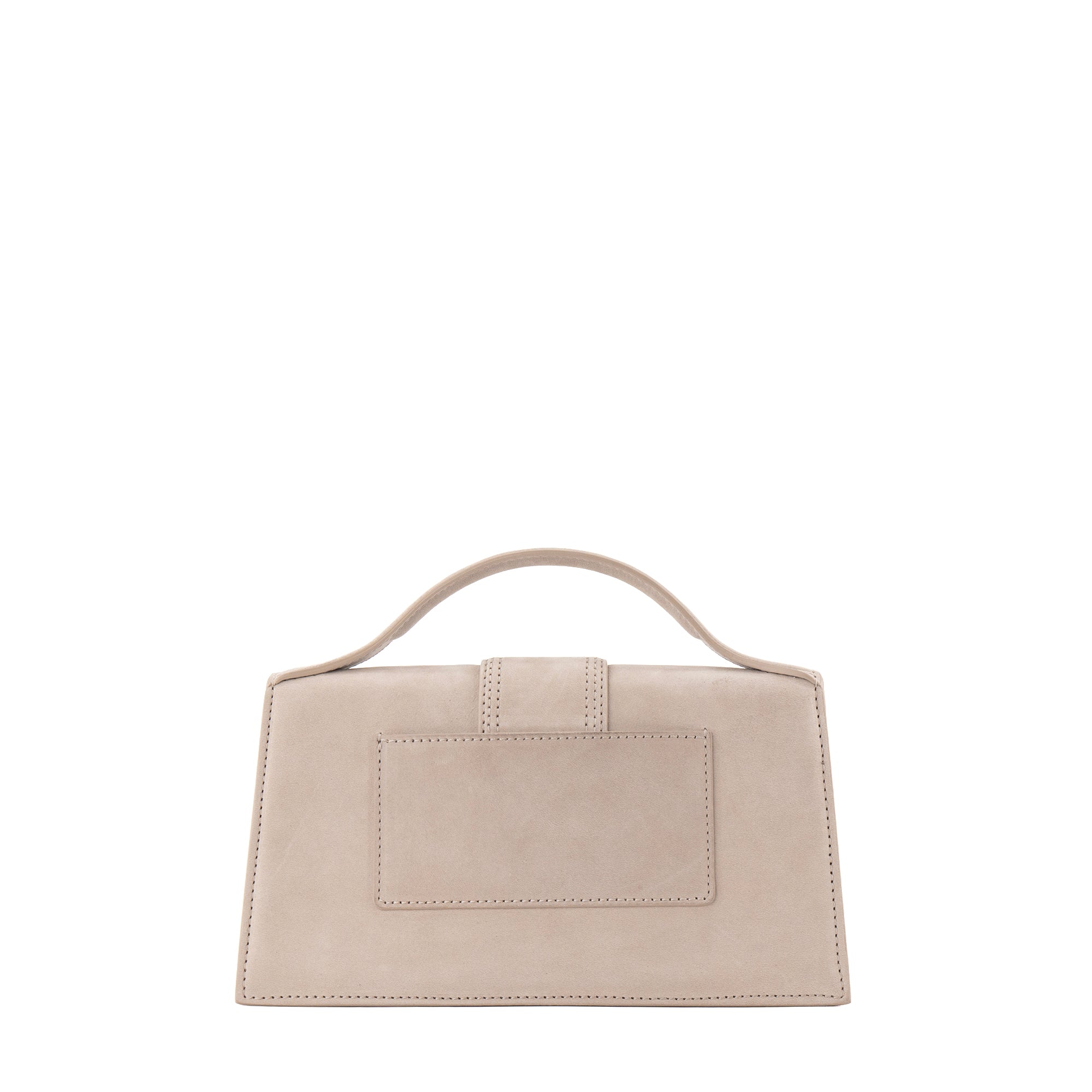 JACQUEMUS - Sac à bandoulière Le Grand Bambino Jacquemus en cuir suède gris