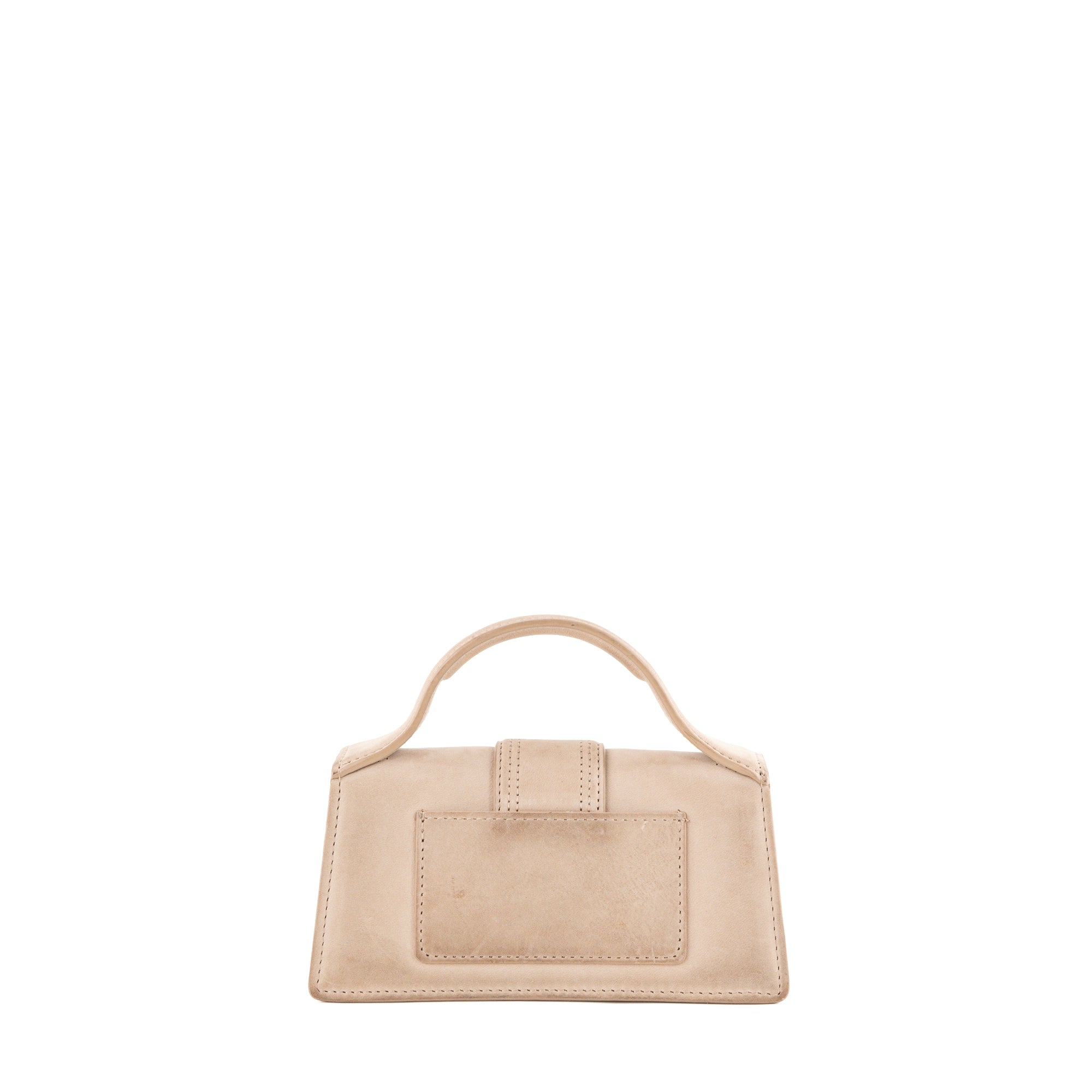 JACQUEMUS - Sac à bandoulière Bambino Jacquemus en daim gris