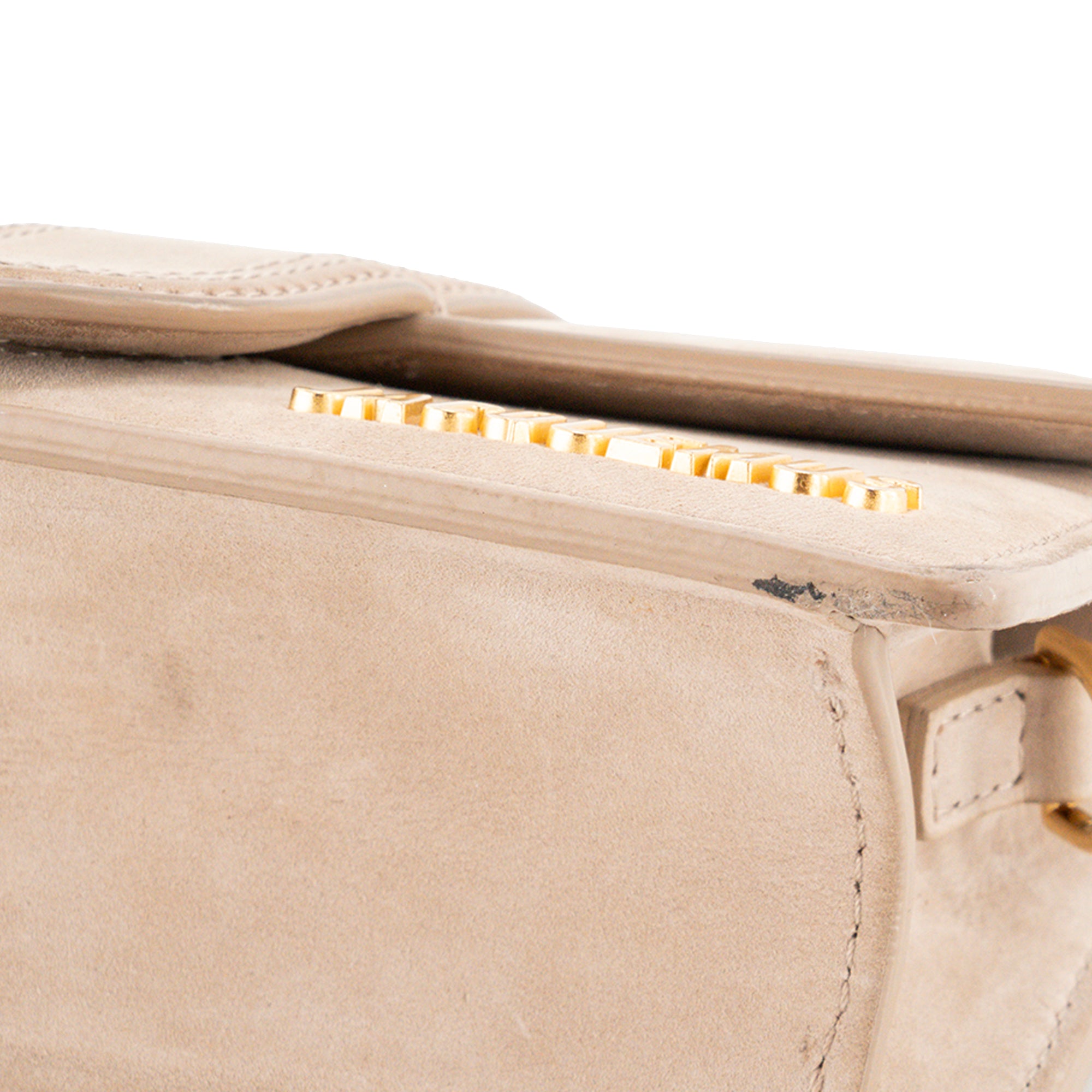 JACQUEMUS - Sac à bandoulière Bambino Jacquemus en daim gris