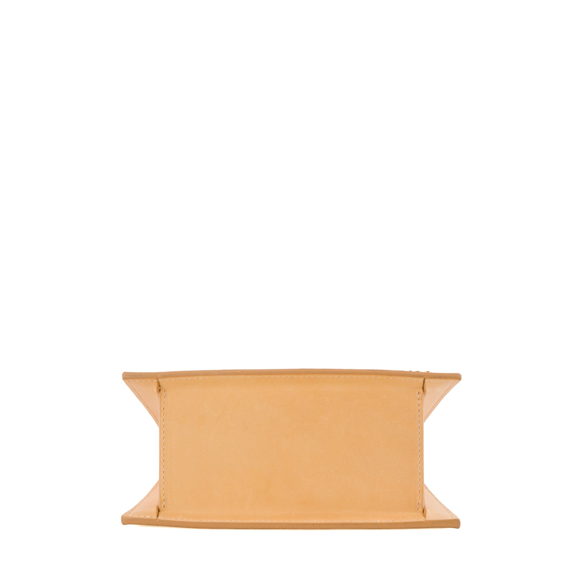 JACQUEMUS - Sac à bandoulière Le Chiquito Moyen Jacquemus en cuir lisse jaune