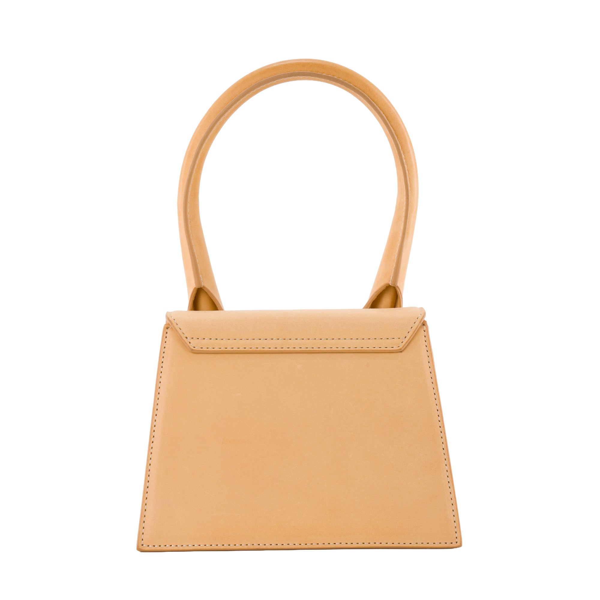 JACQUEMUS - Sac à bandoulière Le Chiquito Moyen Jacquemus en cuir lisse jaune