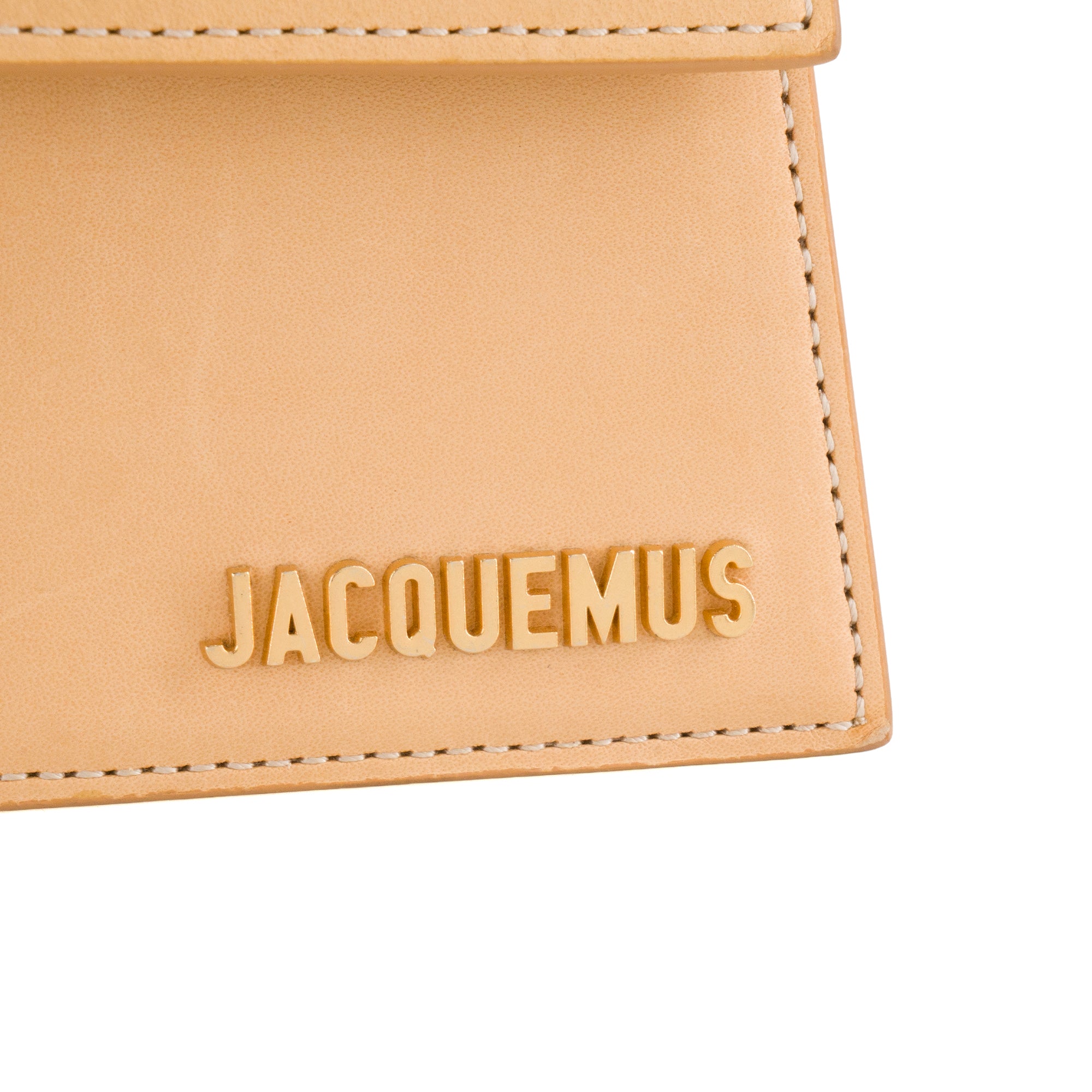 JACQUEMUS - Sac à bandoulière Le Chiquito Moyen Jacquemus en cuir lisse jaune