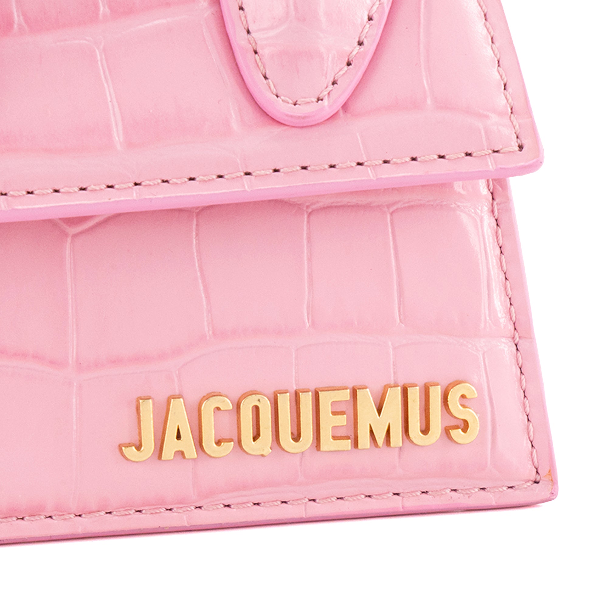 JACQUEMUS - Sac à bandoulière Chiquito Mini Jacquemus en cuir embossé rose