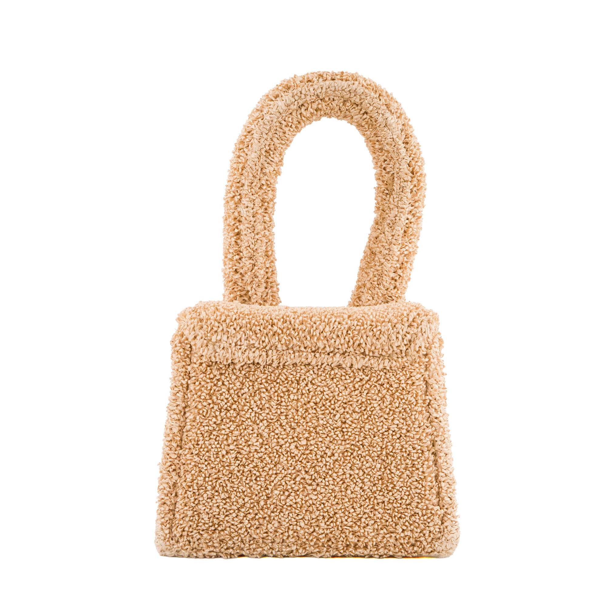 JACQUEMUS - Sac à bandoulière Chiquito Mini Jacquemus en raphia et cuir beige