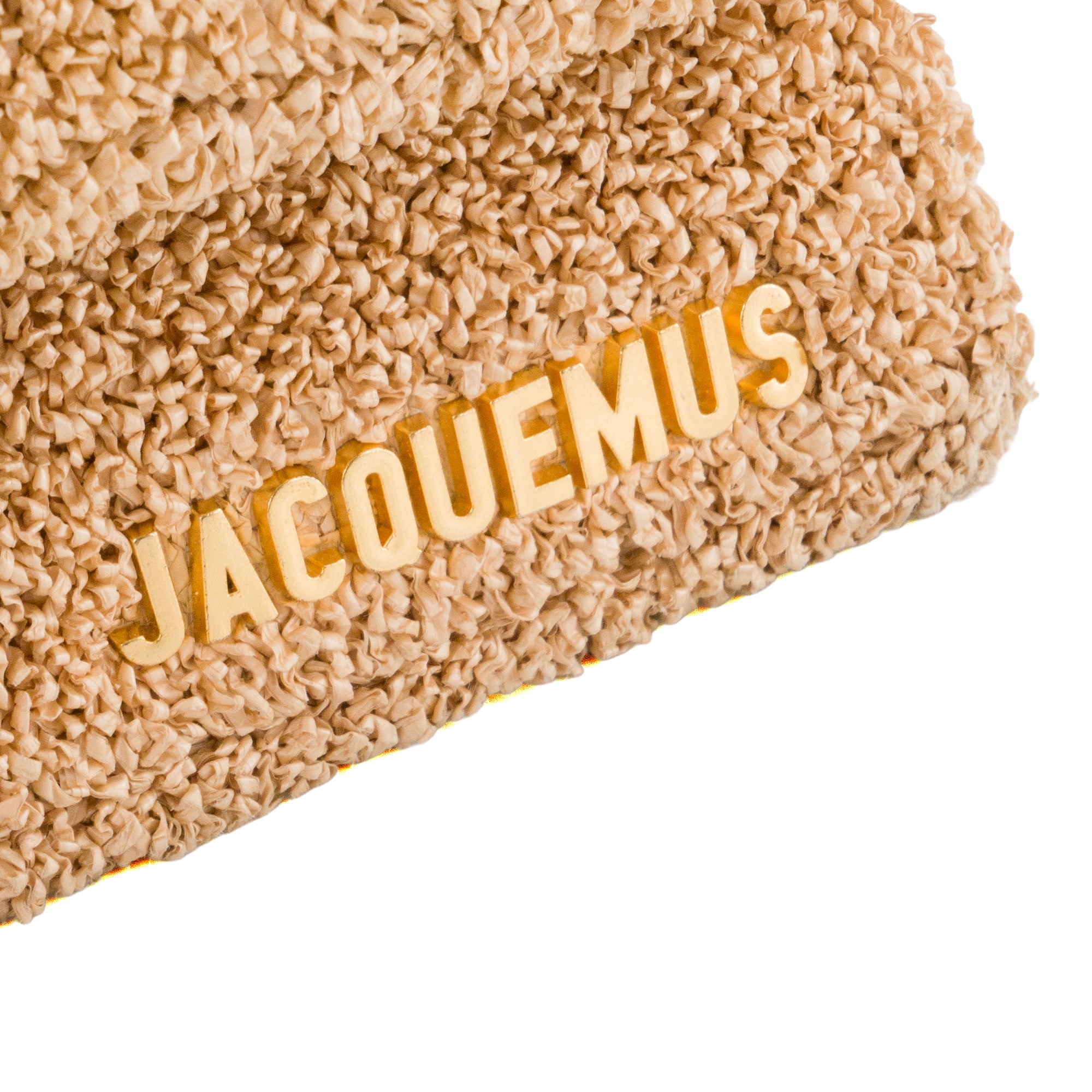 JACQUEMUS - Sac à bandoulière Chiquito Mini Jacquemus en raphia et cuir beige