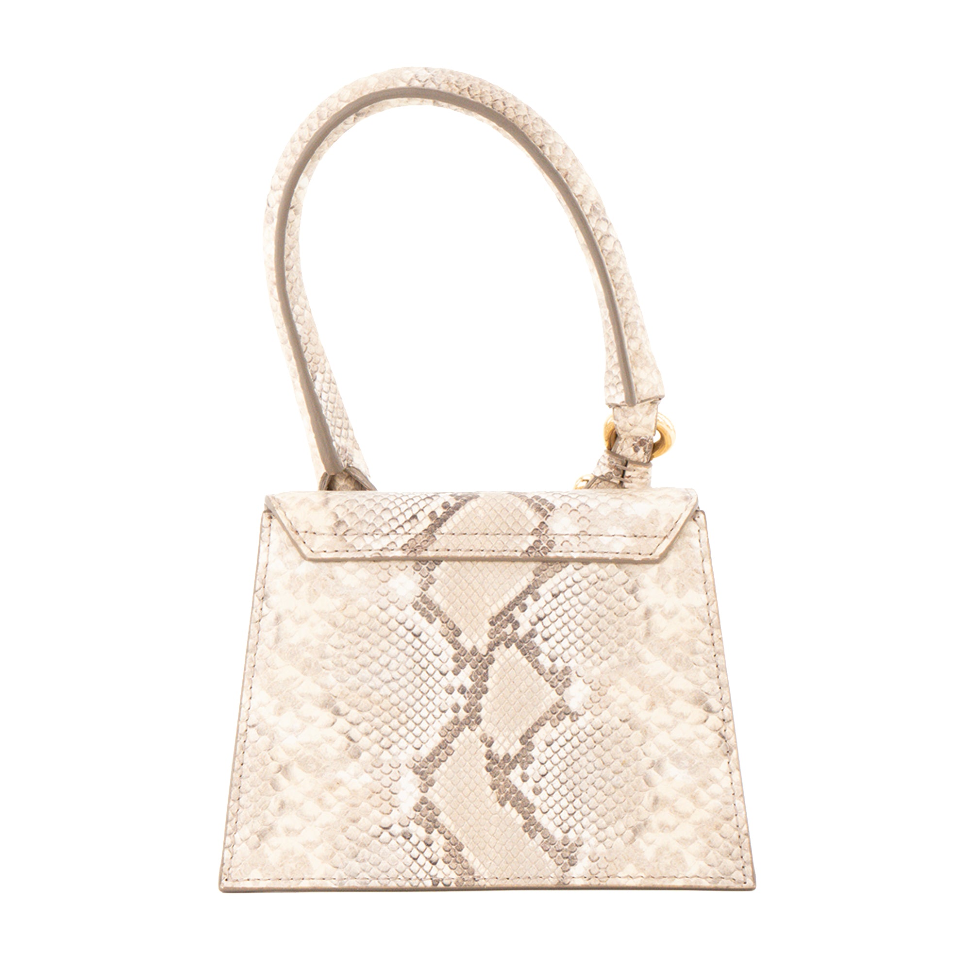 JACQUEMUS - Sac à bandoulière Chiquito moyen Jacquemus en cuir effet python