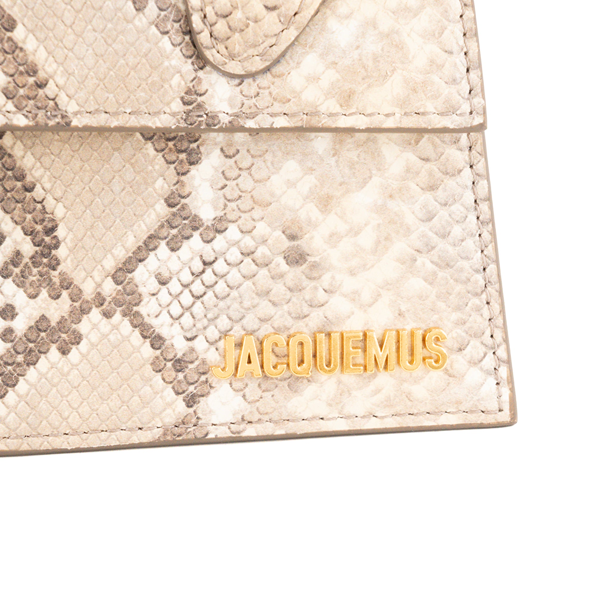 JACQUEMUS - Sac à bandoulière Chiquito moyen Jacquemus en cuir effet python