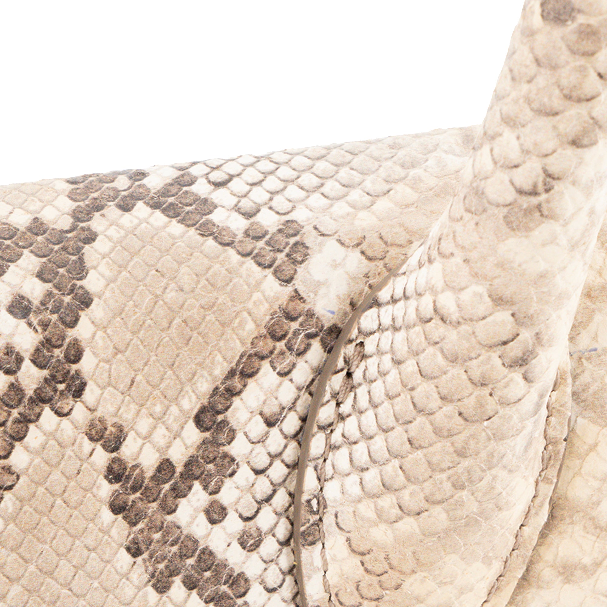 JACQUEMUS - Sac à bandoulière Chiquito moyen Jacquemus en cuir effet python