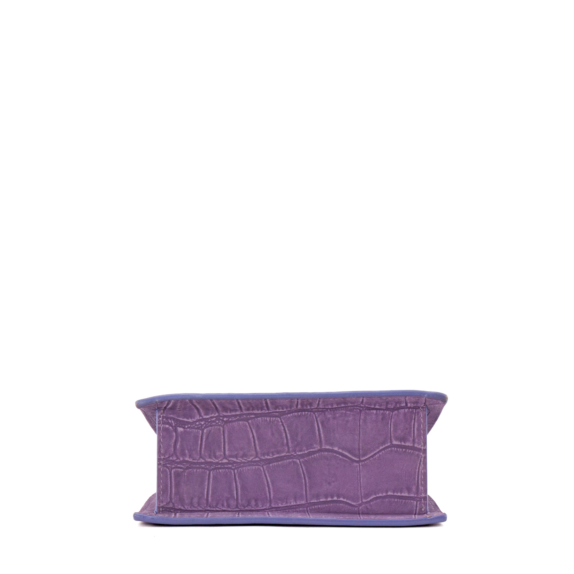 JACQUEMUS - Sac à bandoulière Chiquito Moyen Jacquemus en cuir embossé violet
