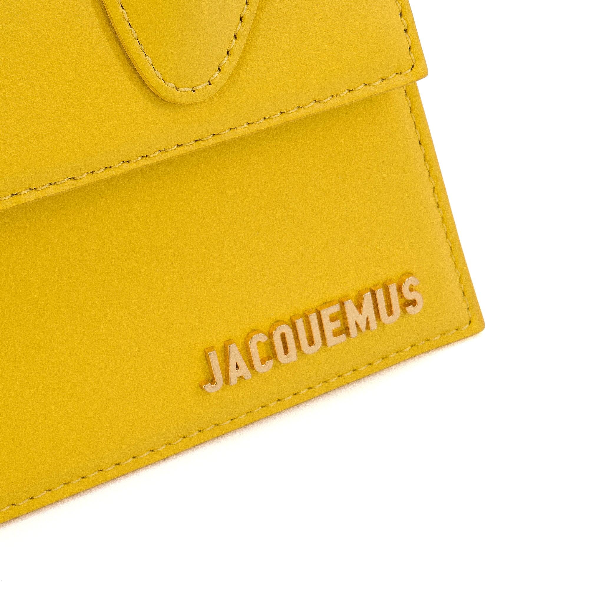JACQUEMUS - Sac à bandoulière Chiquito moyen Jacquemus en cuir jaune