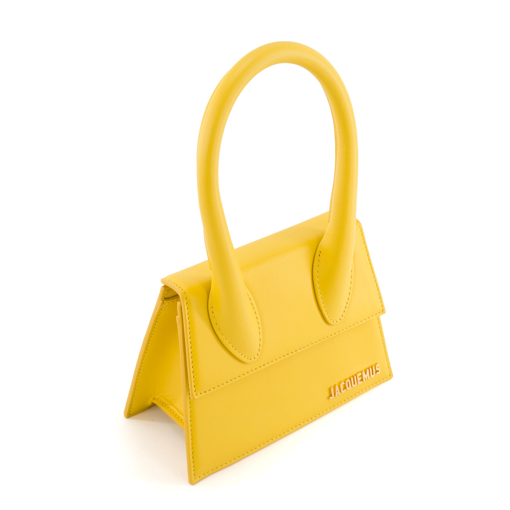 JACQUEMUS - Sac à bandoulière Chiquito moyen Jacquemus en cuir jaune