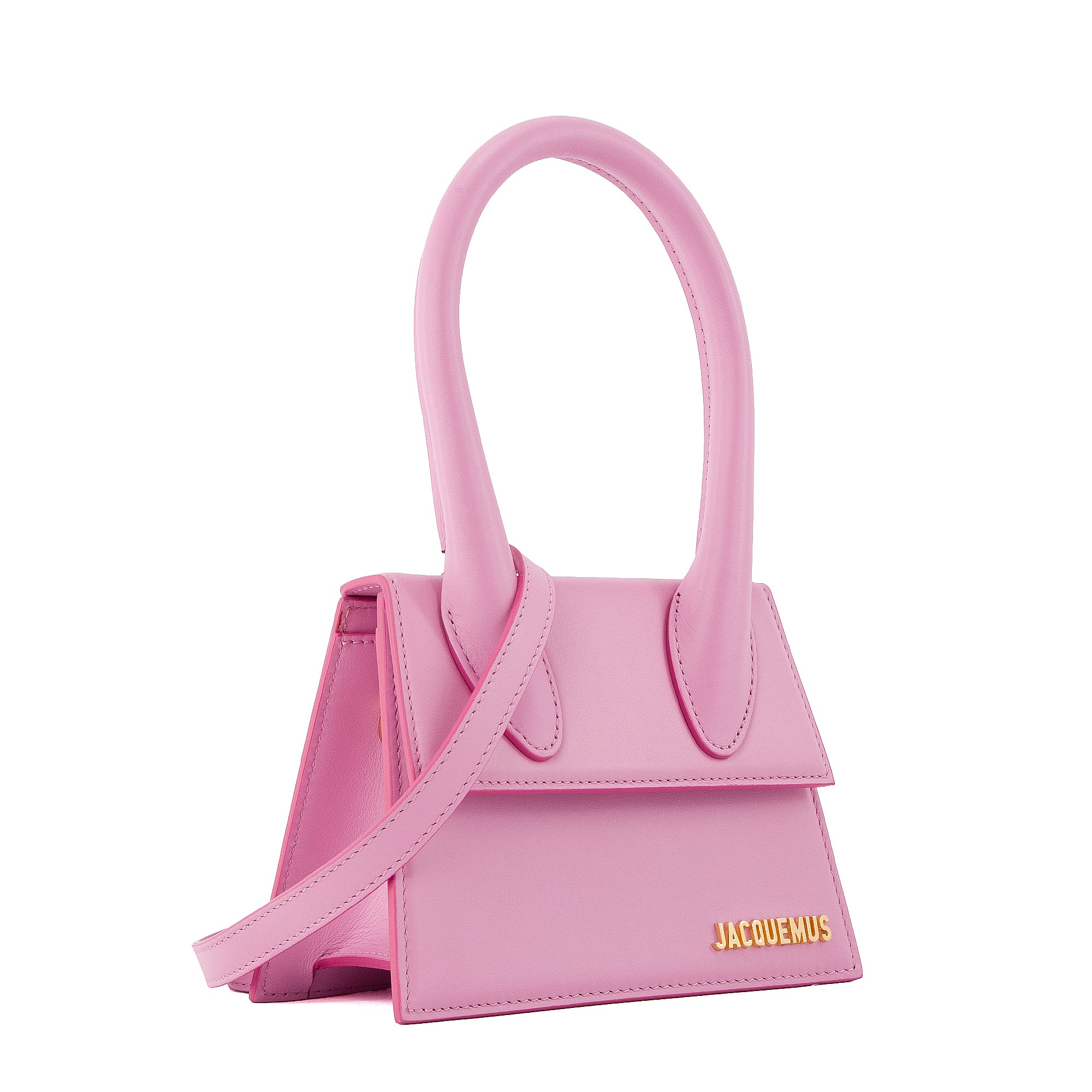 JACQUEMUS - Sac à bandoulière Chiquito moyen Jacquemus en cuir rose
