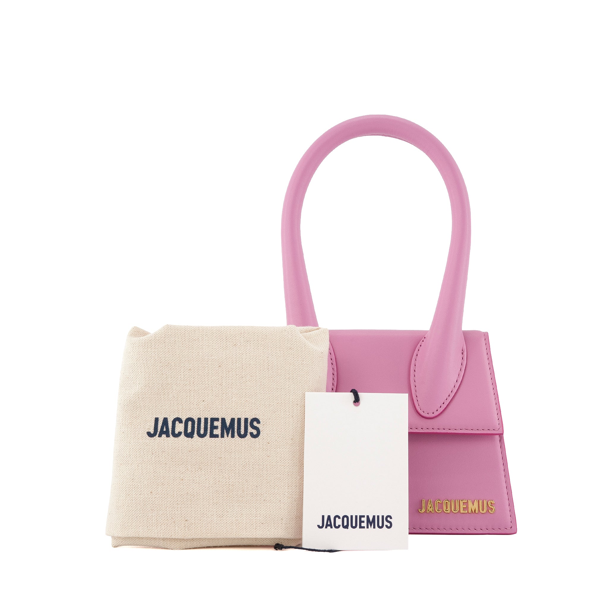 JACQUEMUS - Sac à bandoulière Chiquito moyen Jacquemus en cuir rose